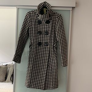Soia & Kyo winter coat, houndstooth